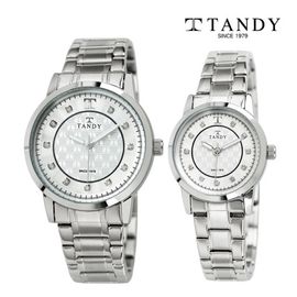 [TANDY] Signature Luxury Couple Metal Watch T-3914 – 11 Austrian Stones for a Luxurious Design, Elegant and Timeless for Couples